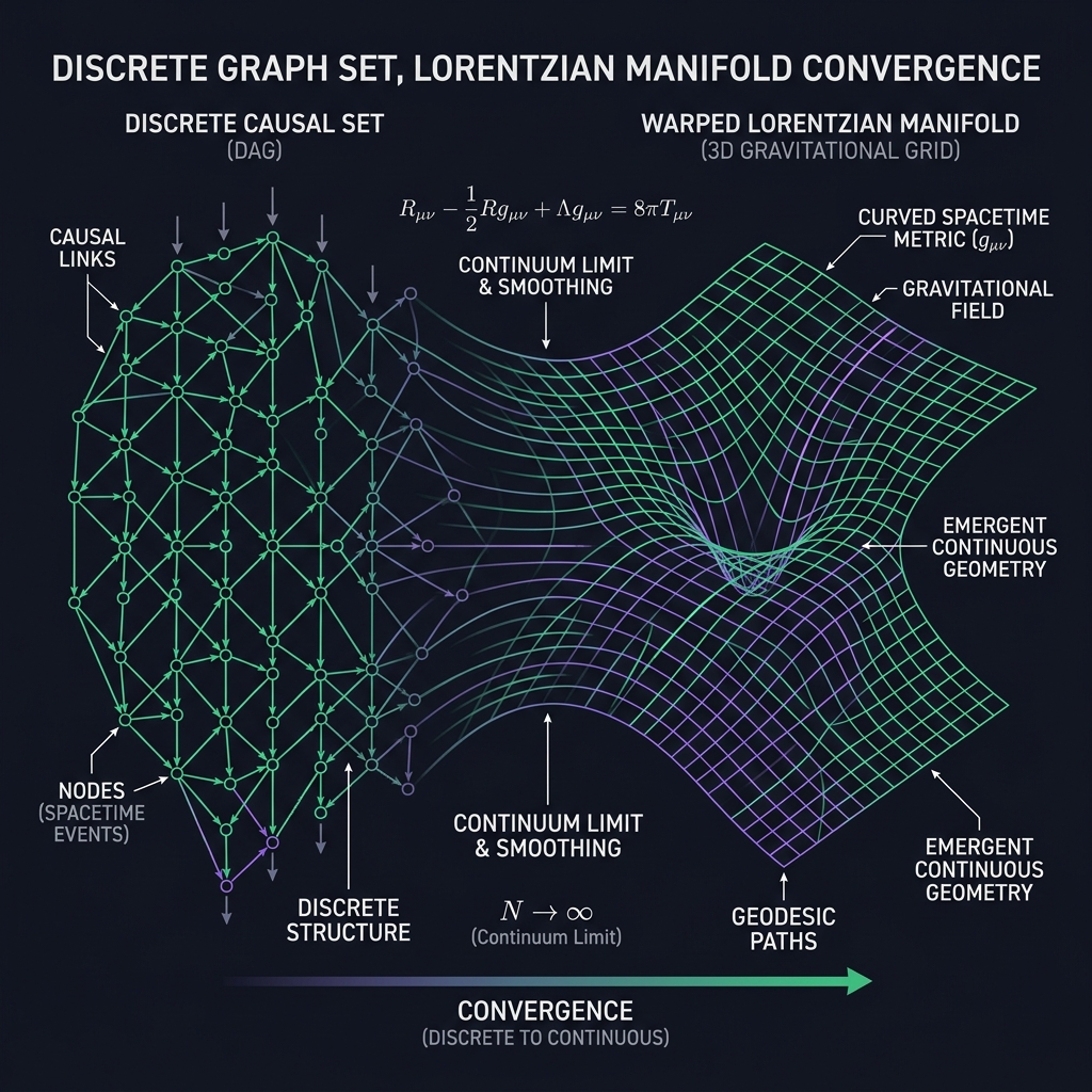 Figure 3.2: Discrete Graph Lorentzian Manifold Convergence